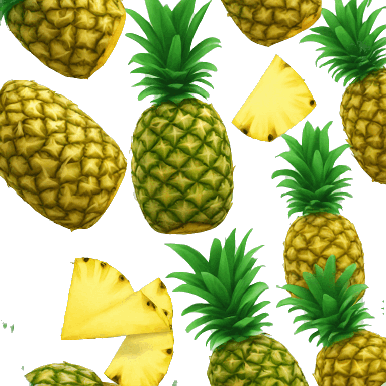 Pineapples slices emoji