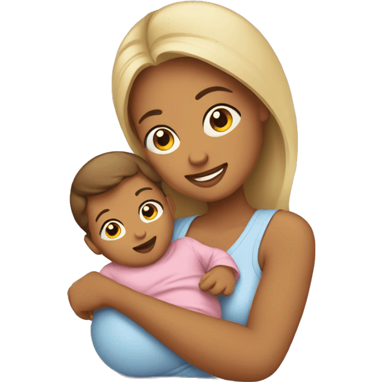 Mom and baby emoji