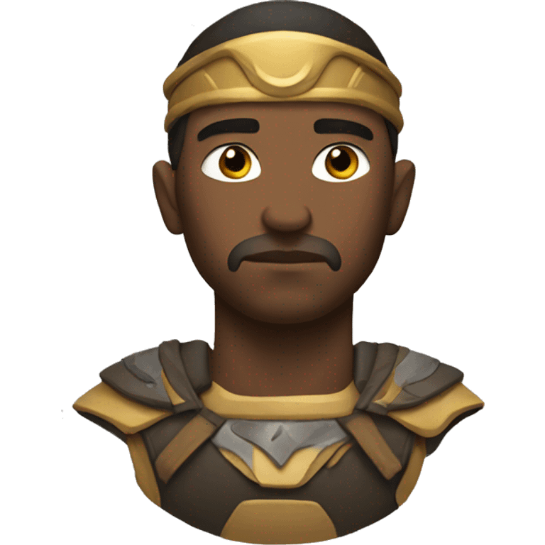 warrior,thoughtful,head, man, white man emoji