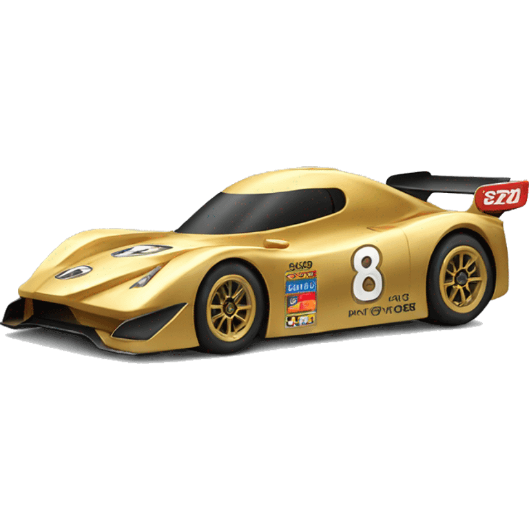 Golden race CAR SIDE emoji