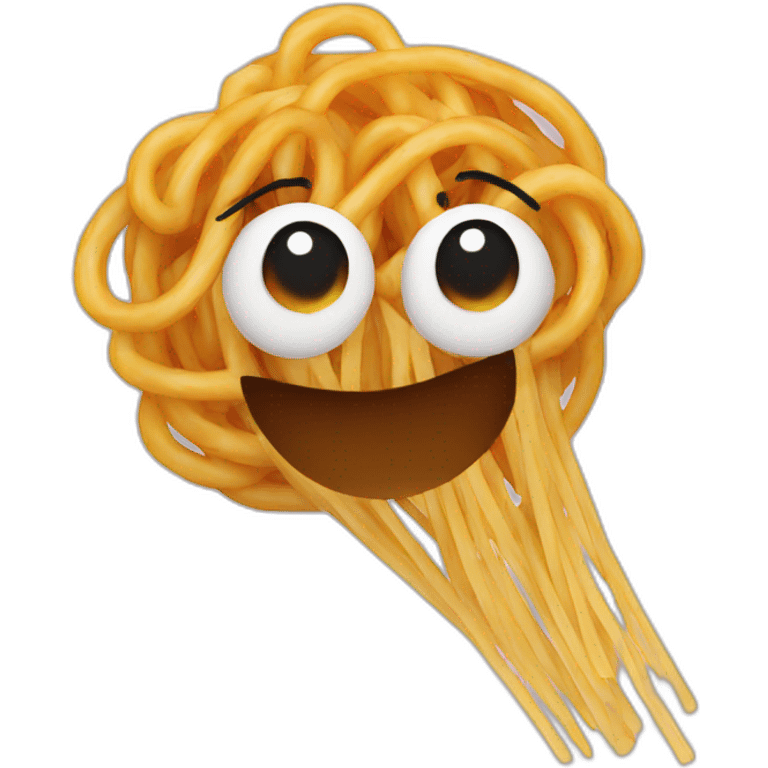 a spaghetti emoji