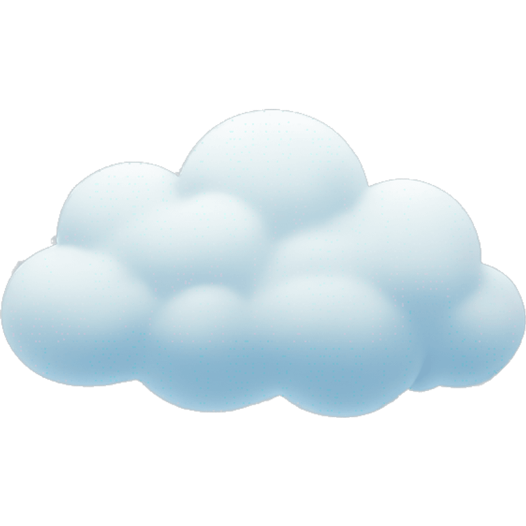 Cloud emoji