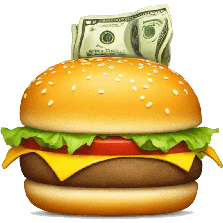 burger money emoji