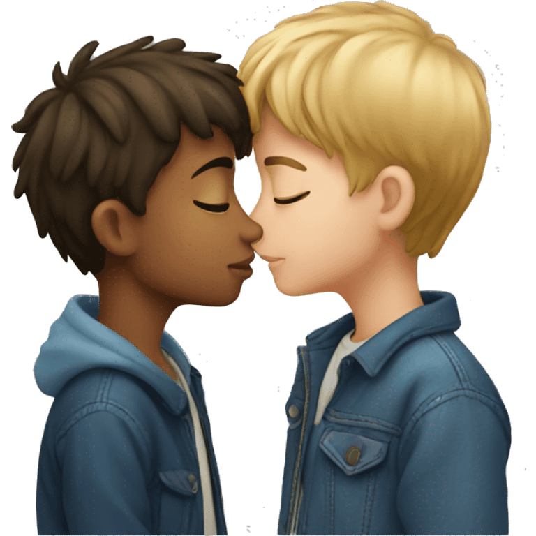 Boy kissing boy emoji