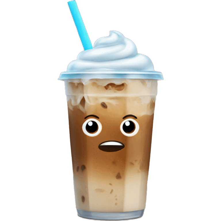 Iced coffee emoji