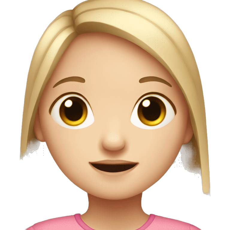 Girl with Down syndrome  emoji