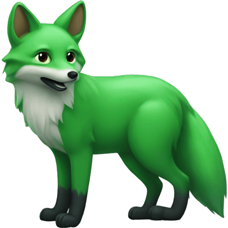 Green Fox emoji