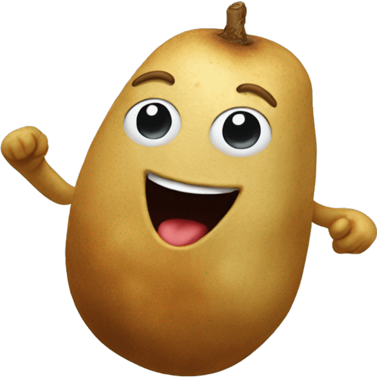 A dancing potato emoji