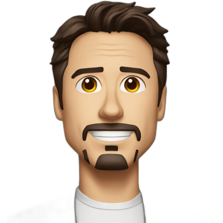 tony stark whit laptop emoji