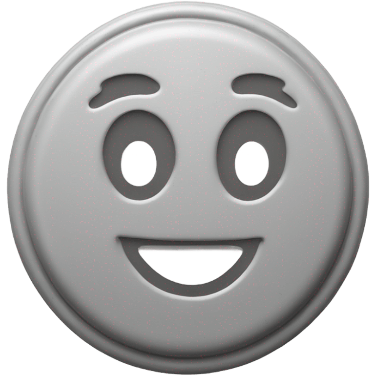 A silver coin that represent “100”, tiny, cute, simple, clay emoji