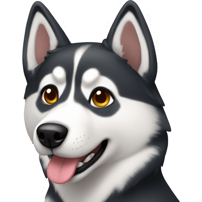 Mixed husky emoji