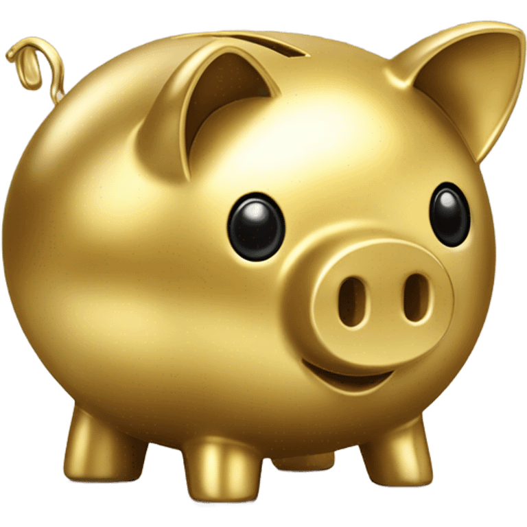 goldened-piggy-bank  emoji