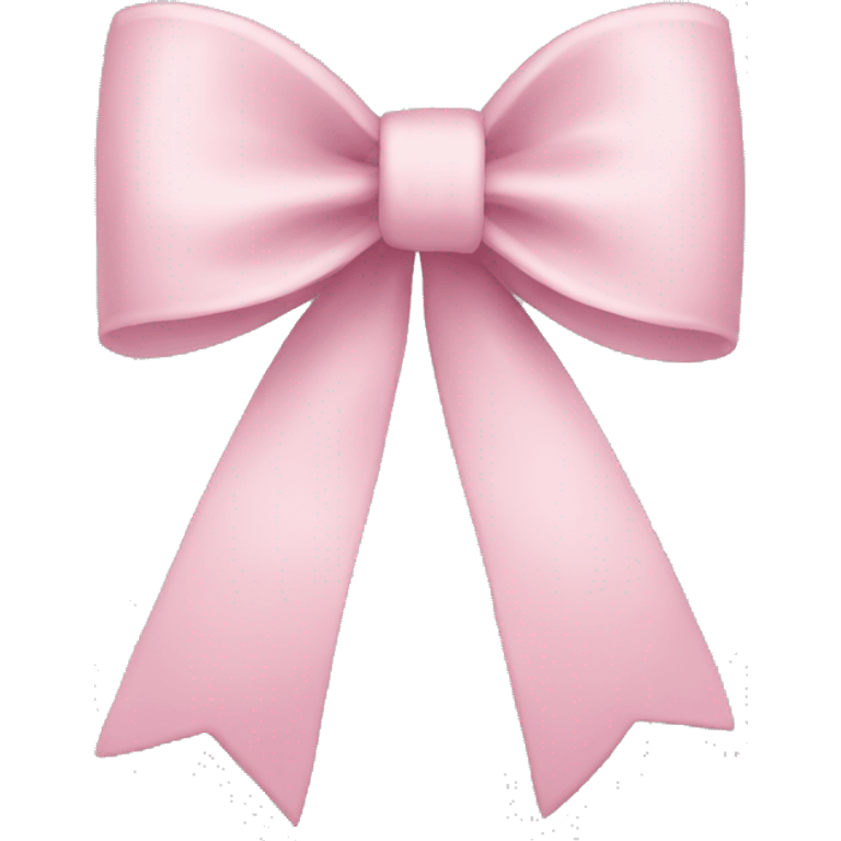 Light pink bow emoji