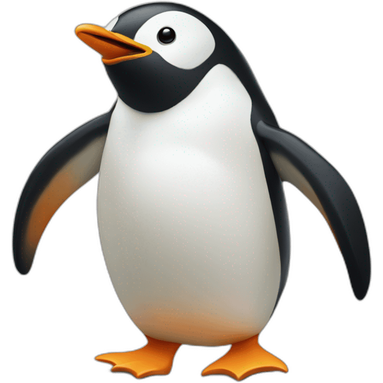 Penguin with arms open  emoji