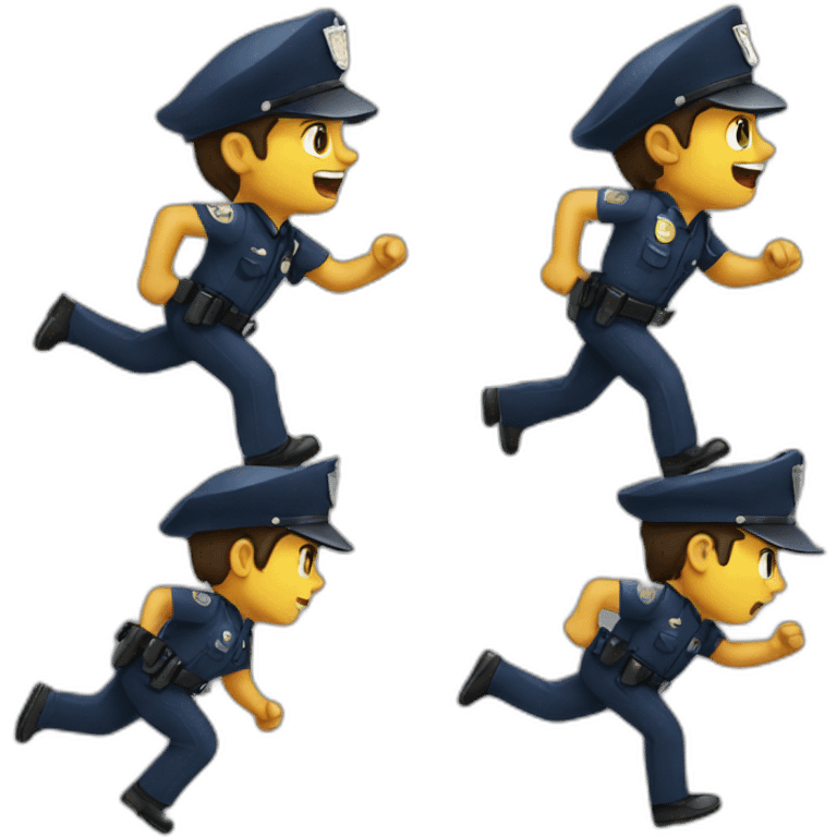 Police run emoji