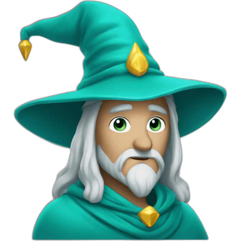 turquoise wizard him emoji