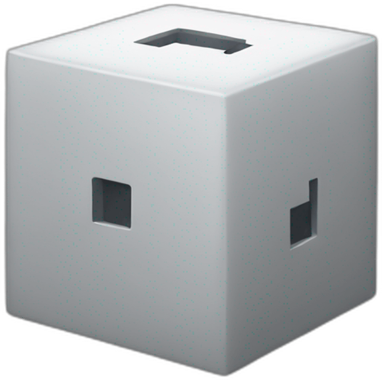 cube with 3d cursor emoji