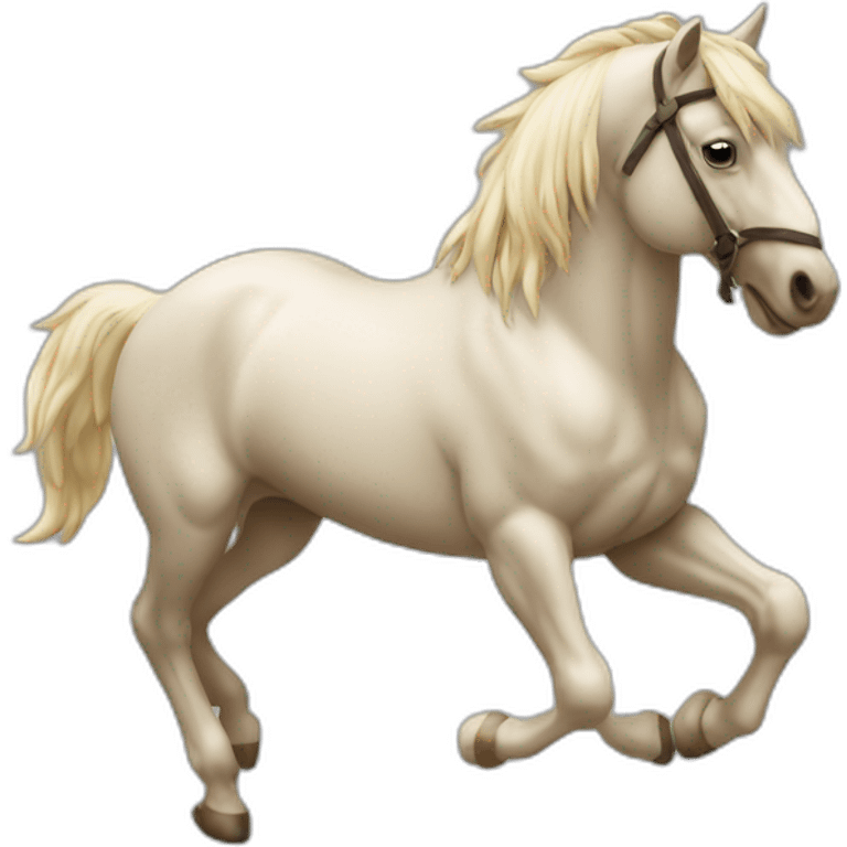 cheval qui saute emoji