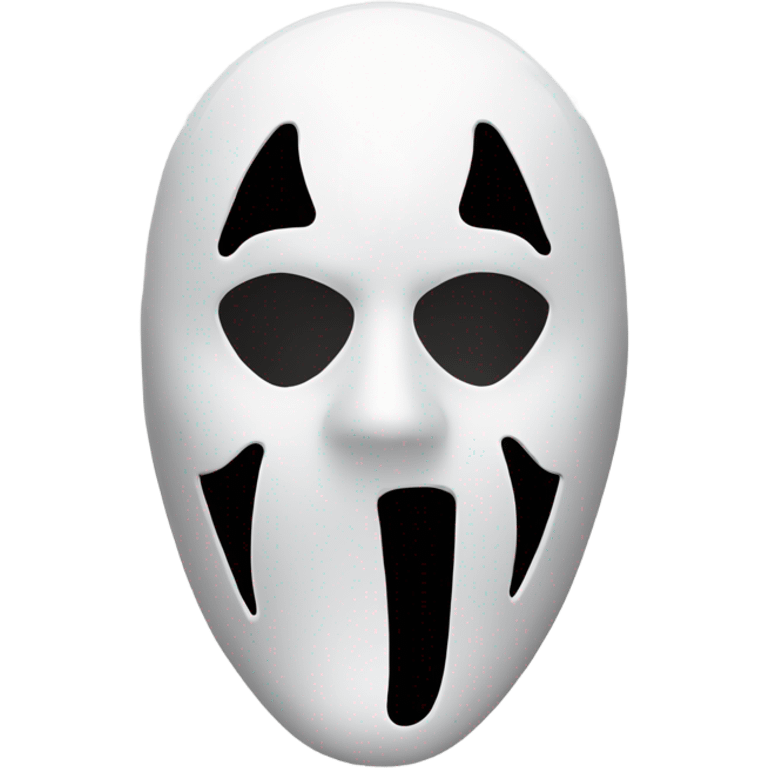 Ghostface mask emoji