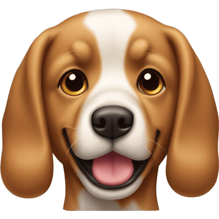 Cachorro caramelo por completo emoji