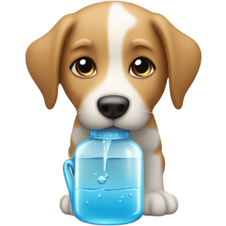 Water saving puppy emoji