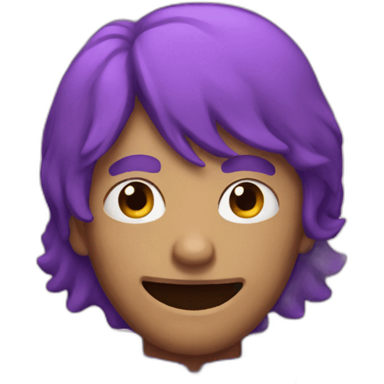 purple guy emoji