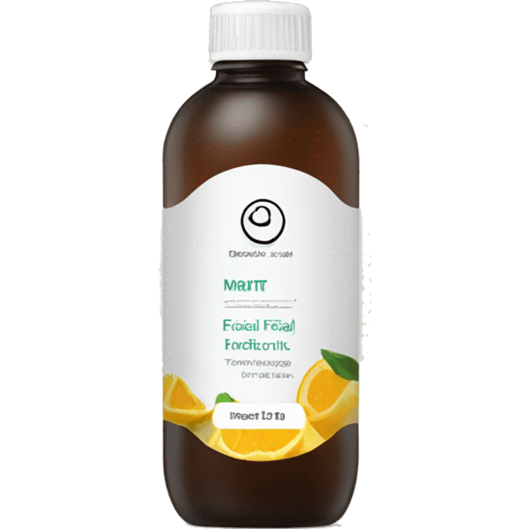 facial tonic with label emoji