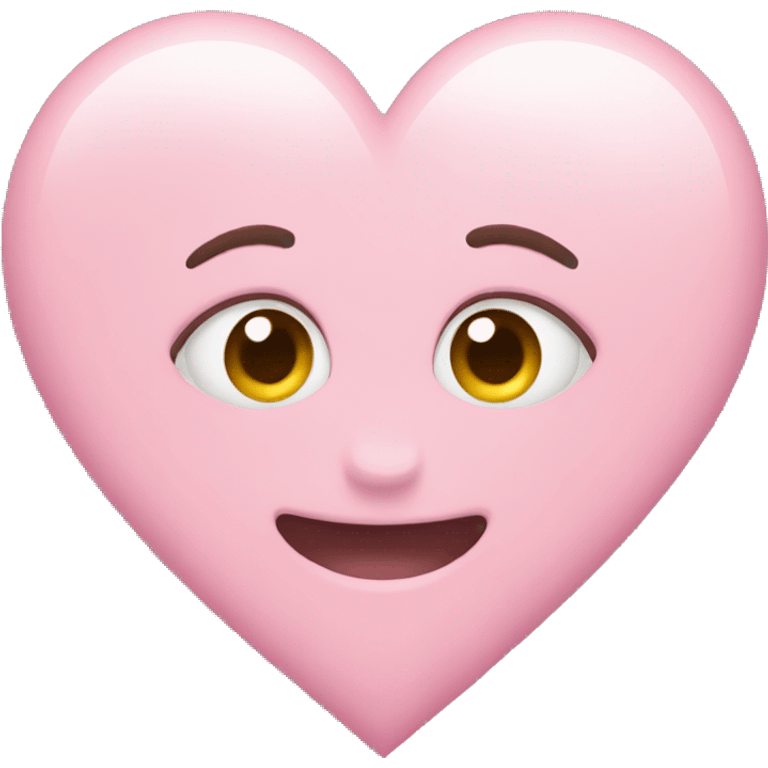 pink pastel heart emoji