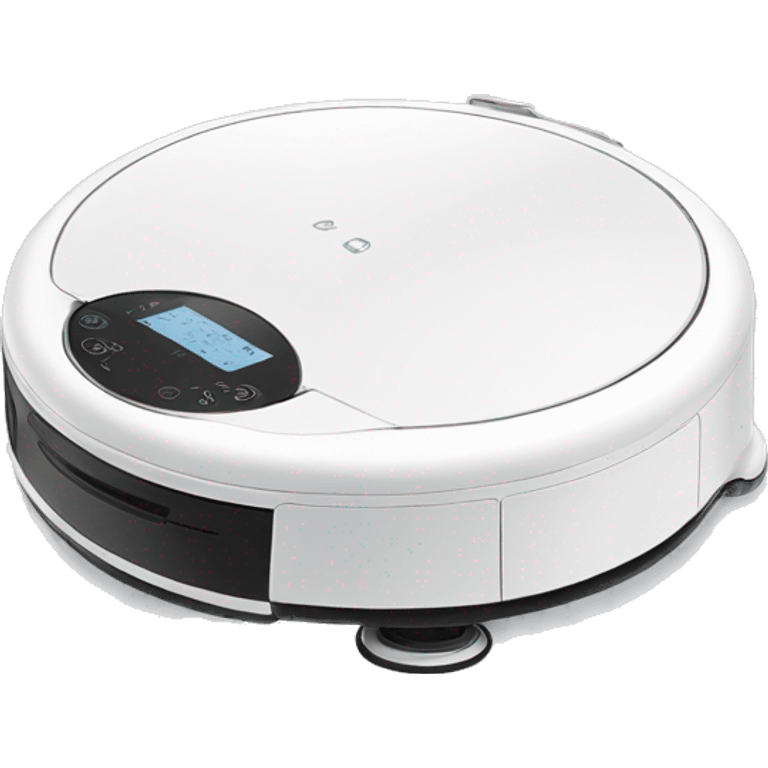 white robot vacuum emoji