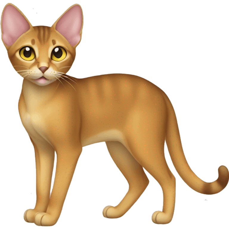 Chausie Cat Full Body emoji