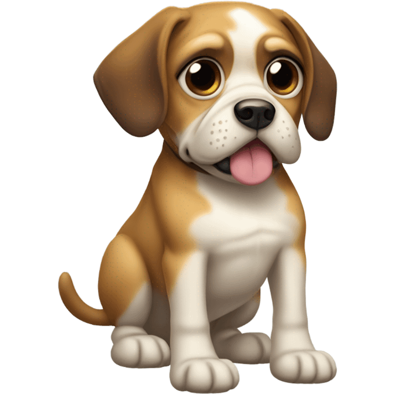 Beagle pug mix emoji