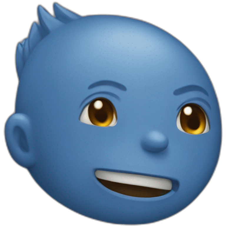 Blue thing emoji