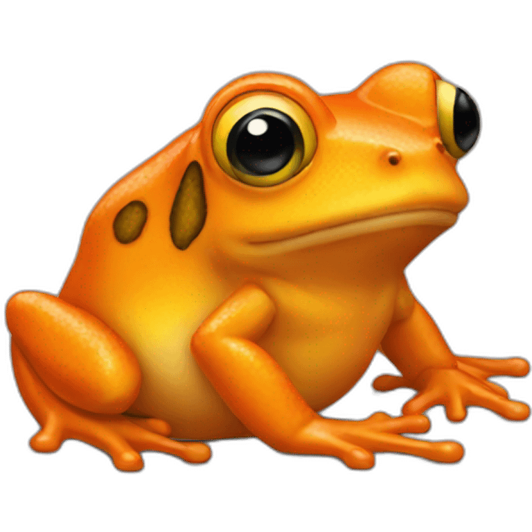 orange frog emoji