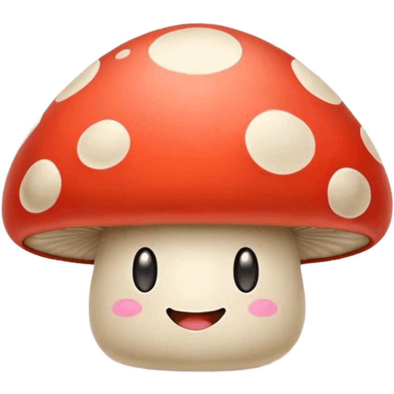 Mushroom vibing out emoji