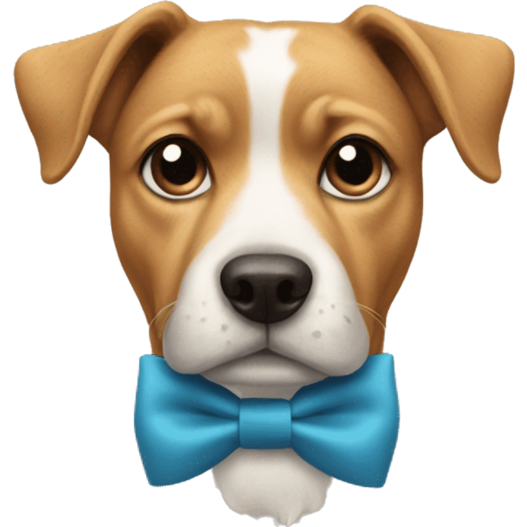 dog wearing a bow tie  emoji