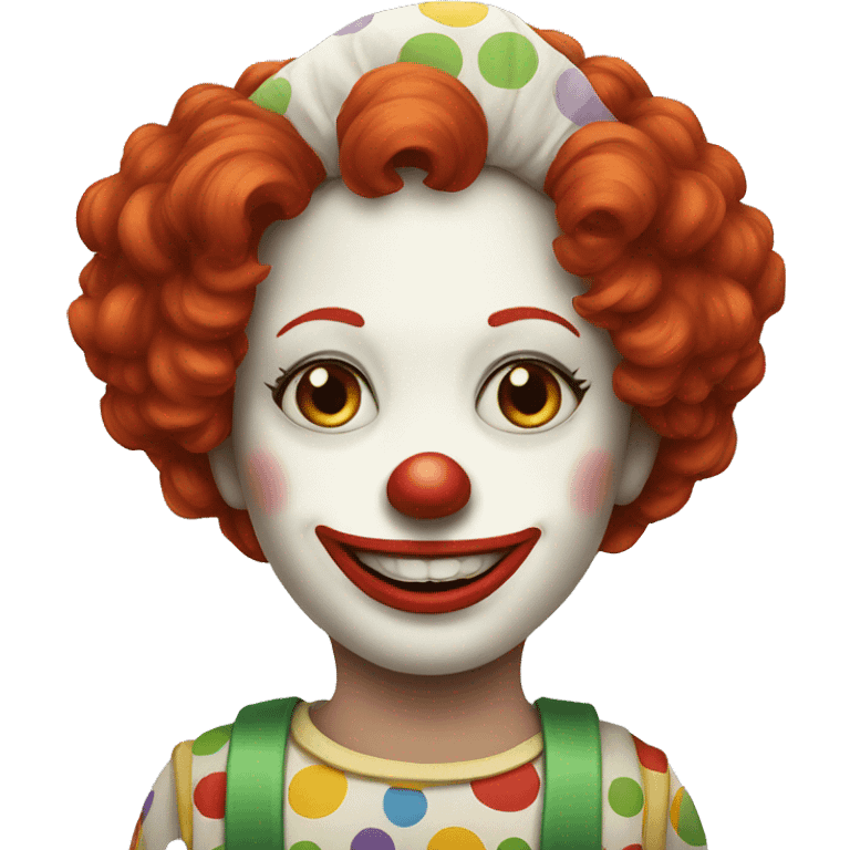 Redhead clown  emoji