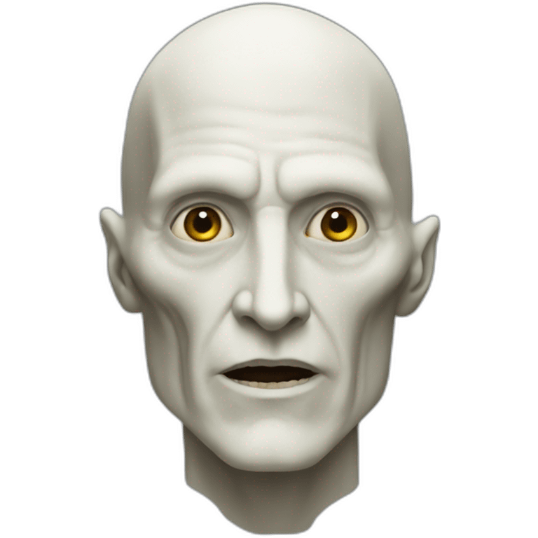 Lord Voldemort without nose emoji