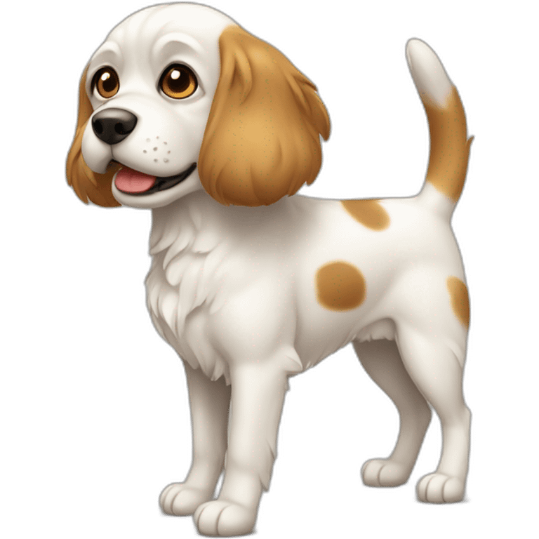 Chien sur chat emoji