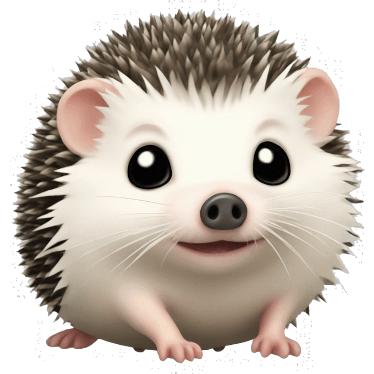 pigmy hedgehog with black muzzle emoji