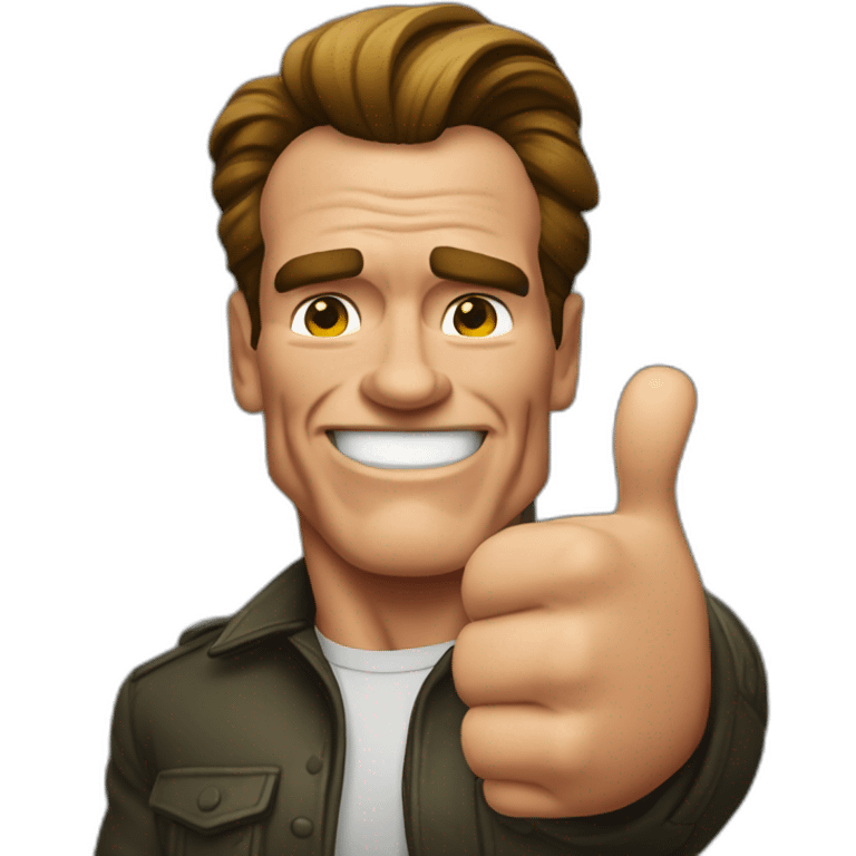 Arnold Schwarzenegger Thumb up emoji