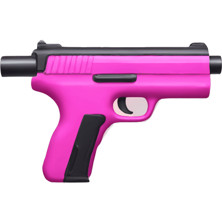 pink gun emoji