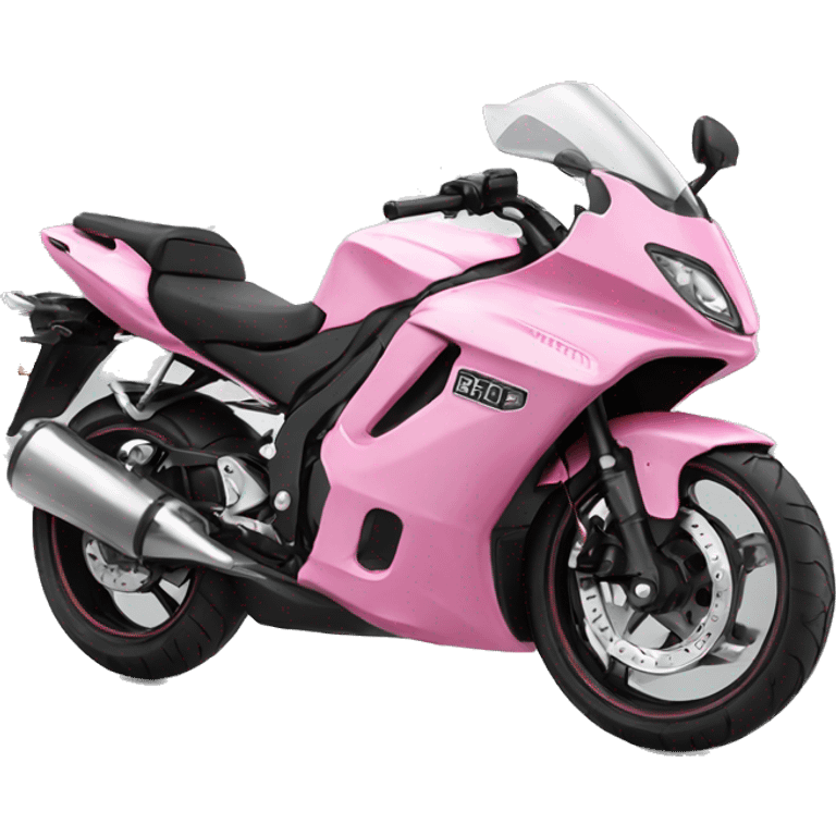 Pink sports motorcycle keeway rkf emoji