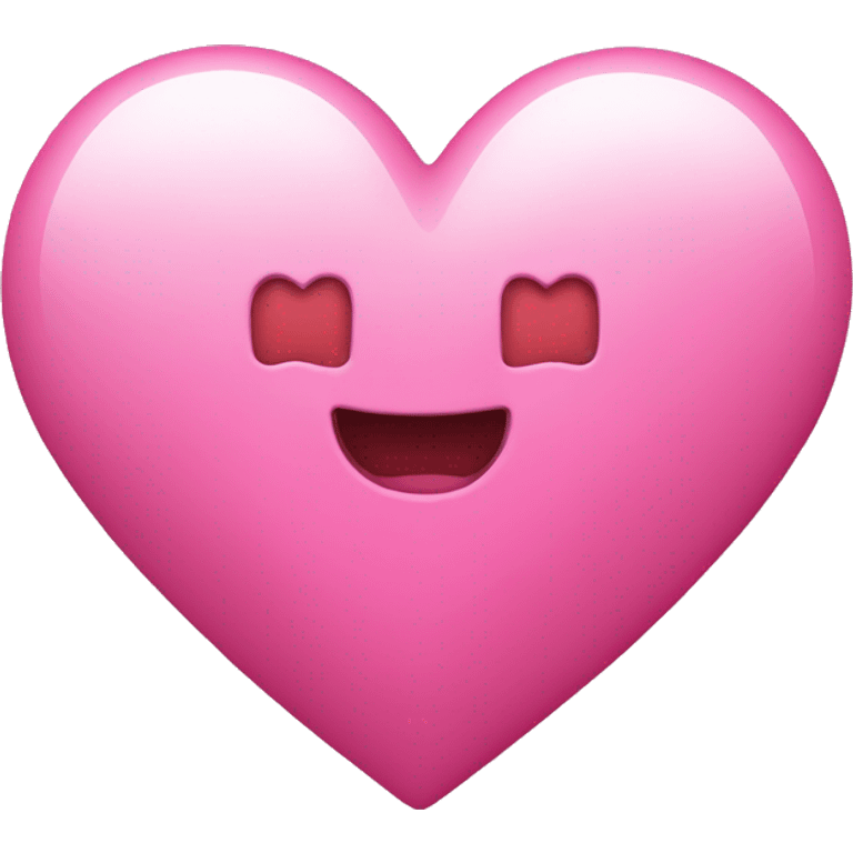 a pink heart with the letter c+m in it  emoji