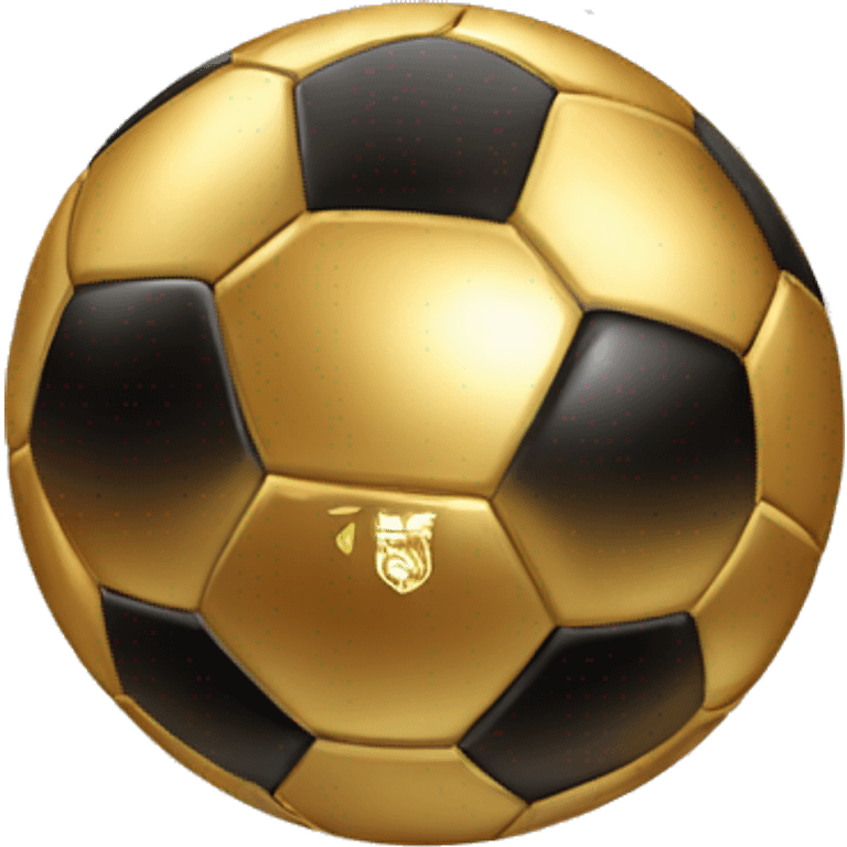 Messi golden ball emoji