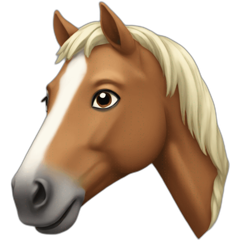 horse-happy emoji