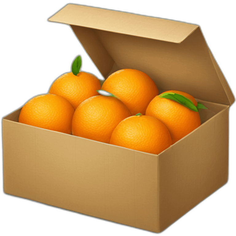 oranges in the box emoji