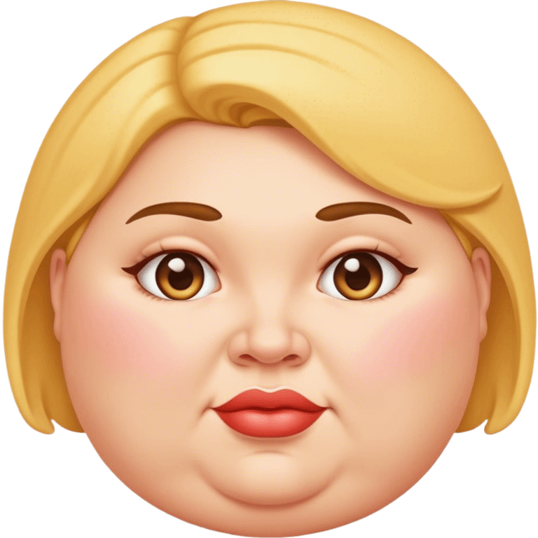 Fat woman emoji