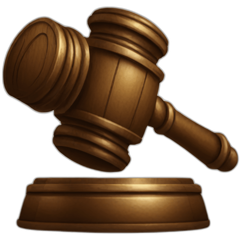 judge's gavel emoji