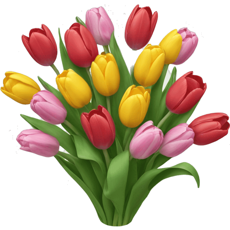 Tulips bouquet  emoji