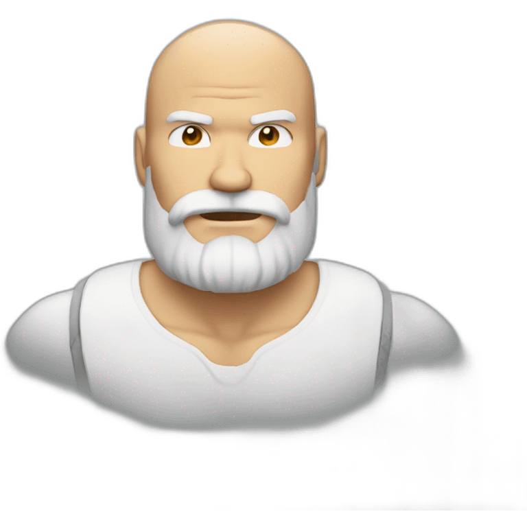 Big-Muscular-man-white-air-white-beard emoji